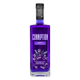 Conniption Kinship Gin purple bottle